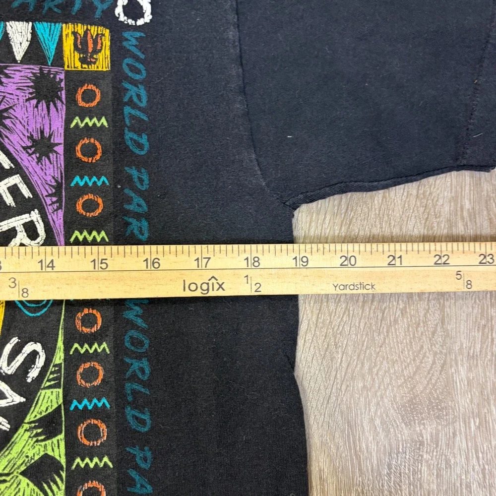 VTG New Orleans French Qaurter T Shirt Single Stitch Medium Black 1991 Vintage